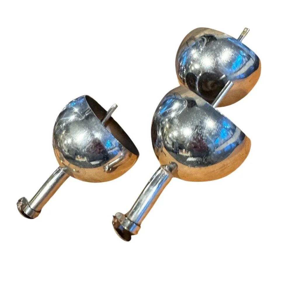 Vintage Kromex Chrome Ice Bucket Set with Recipe Shaker Glass and Pourers‎ USA